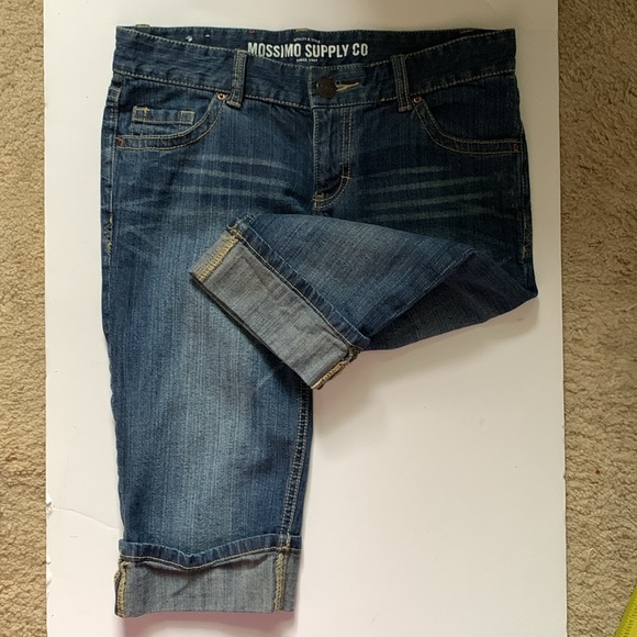 Mossimo Supply Co Utility 6-7 Long Shorts Capri Bermudas - Picture 2 of 9